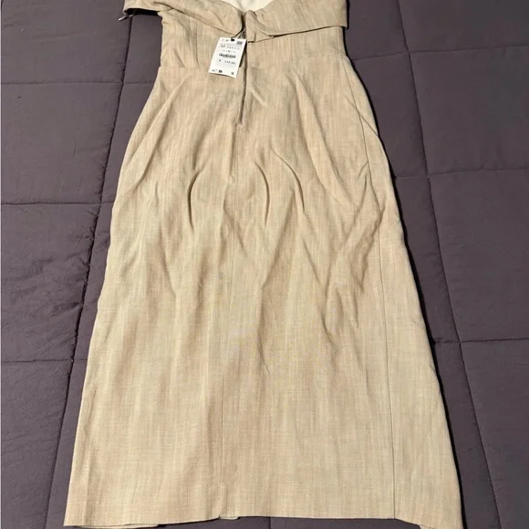 NWT Zara Asymmetrical pencil dress - Picture 8 of 9